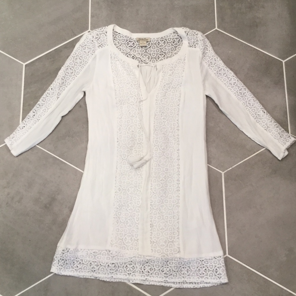 Lucky Brand white cover up